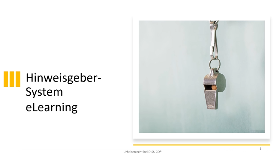 eLearning Hinweisgeberplattform